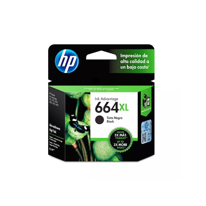 Cartucho de Tinta Original HP 664XL Negro para 2135 3635 4535 4675