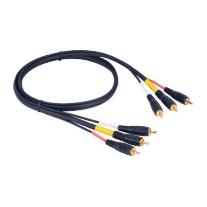 Cable Audio Video 2 Mts Rca A Rca 3x3 Macho Tv Led Dvd