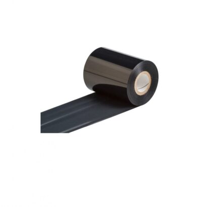 Cinta Ribbon Compatible de Cera OUT - 1 Eje de 1 in - 110 mm x 450 mts. Negra