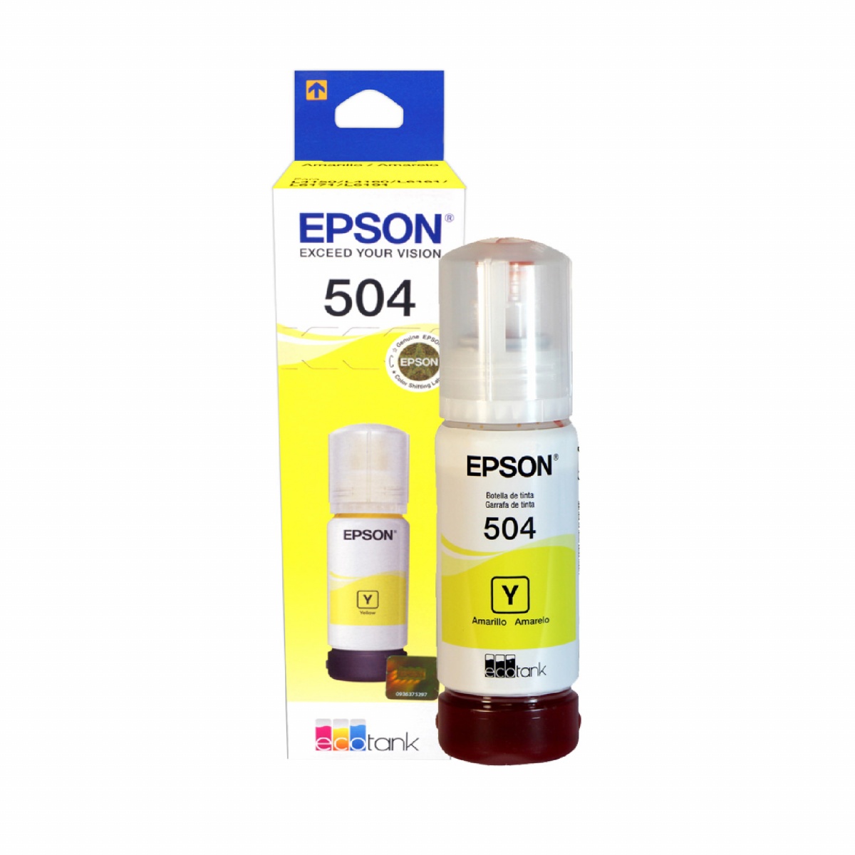 Botella de Tinta Original Epson T504 Color para L4150 4160