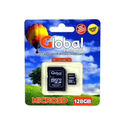 MicroSD 128 GB con adaptador SD Clase 10 HFC1 - Global Electronics