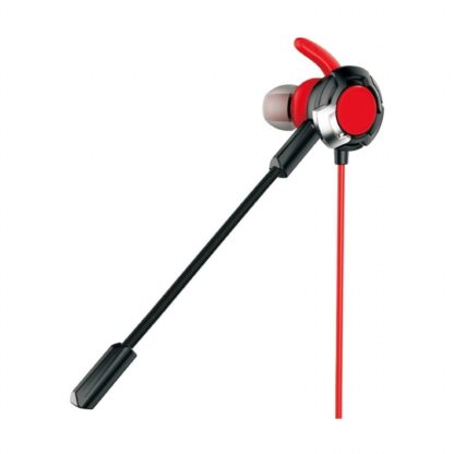 Auricular Interno Gamer Gtc Hsg-601 Color Rojo Con Mic.